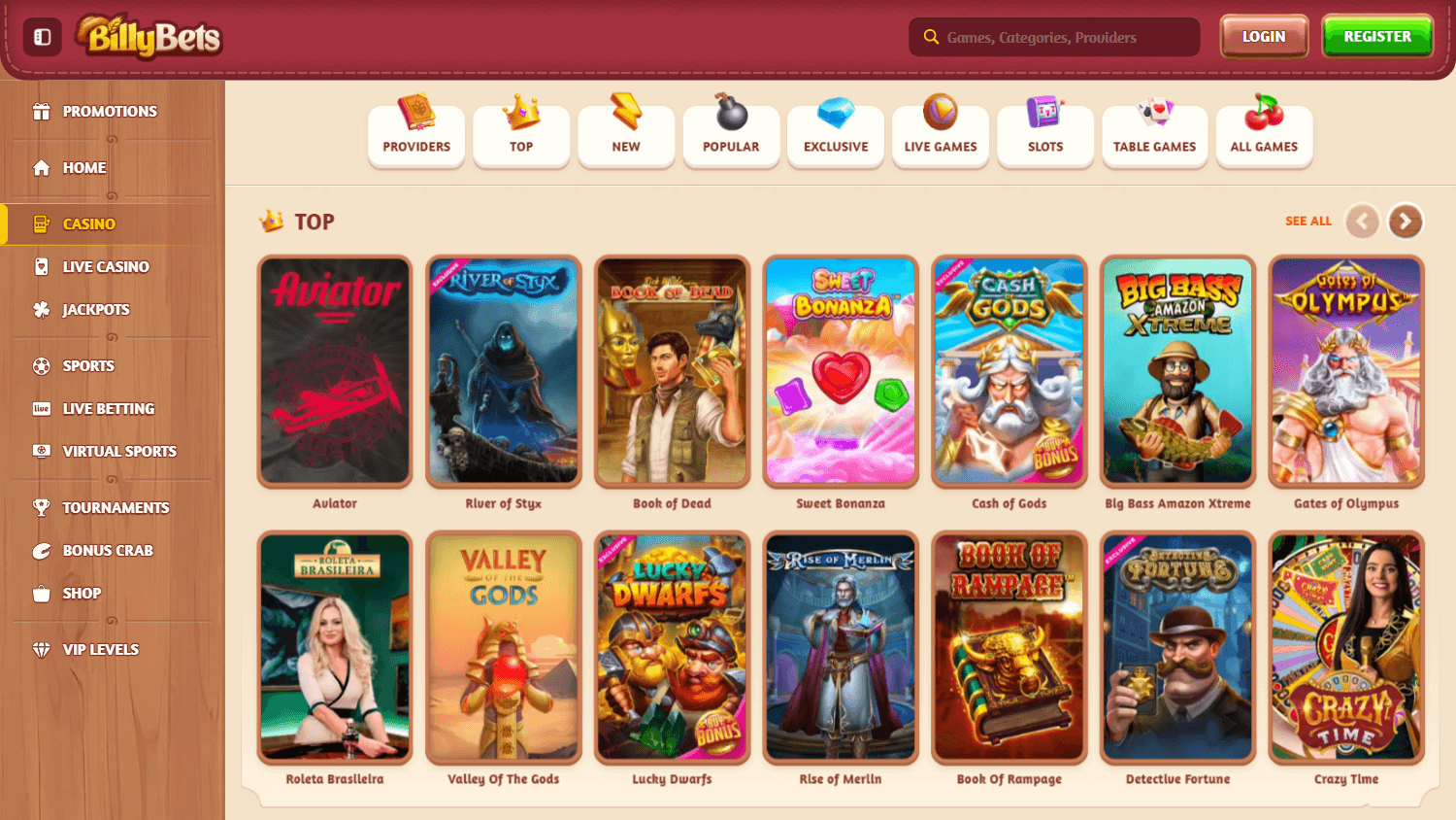 Billy Bets Casino